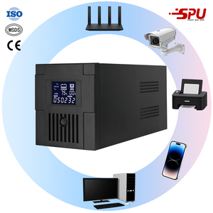 Giá thấp thiết kế mới offline <span class=keywords><strong>UPS</strong></span> LCD Hiển thị 50Hz 60Hz 110V 220V dòng tương tác <span class=keywords><strong>UPS</strong></span> 650VA với 12V 7Ah Pin - Product Image 2