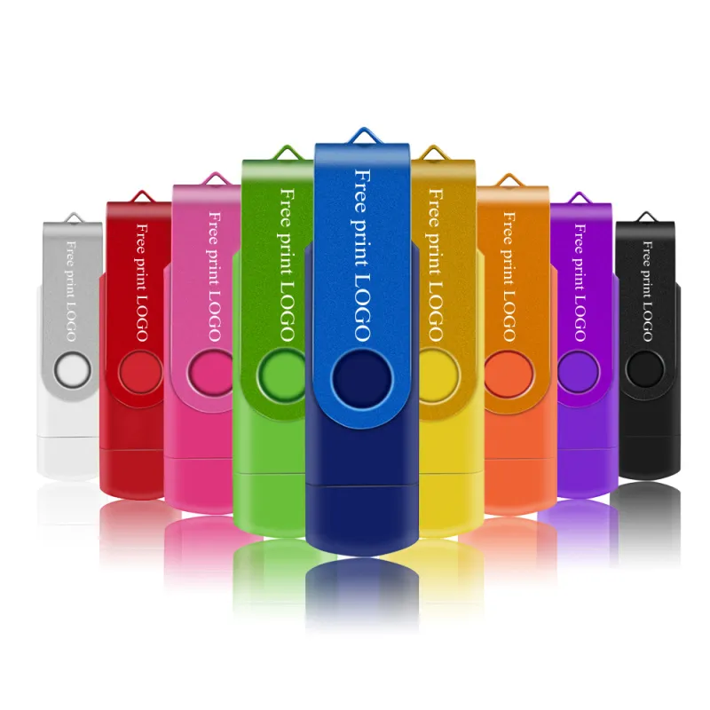 Otg key USB flash drive 32GB 64GB 128GB memoria Flash 16 GB para teléfonos inteligentes 2 en 1 CLE USB 3,0 2,0 pendrive