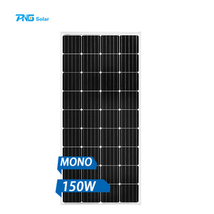 用于室外led灯充电系统的多晶150W 160W 165W关闭网格小型太阳能电池板 - Product Image 2