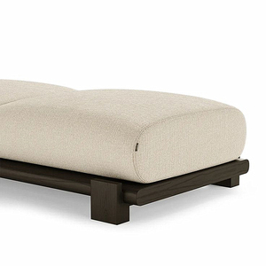 Ensemble de canapés modulaires de luxe rembourrés avec base en bois pour une assise de salon personnalisable et polyvalente - Product Image 3