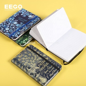 A6 cartaceo rilegato con copertina rigida su diario stampa personalizzata a colori Mini Notebook con fascia elastica - Product Image 2