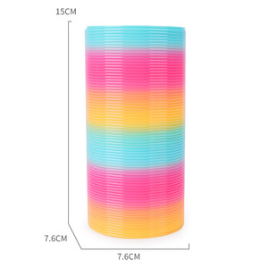 Colorful 7.5x15CM Giant <strong>Rainbow</strong> Spring Toy <strong>Rainbow</strong> Magic Spring Walking <strong>rainbow</strong> Magic Spring Toy - Product Image 1