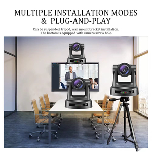 กล้อง PTZ ndi 30X ประชุม4K vobs ผสมใช้อินเทอร์เน็ตจอยสติ๊กควบคุมระบบการประชุม POE - Product Image 4