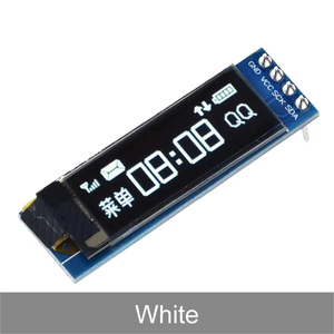 0,91-Zoll-OLED-Modul Weiß/Blau OLED 128 X32 OLED-LCD-LED-Anzeige modul 0,91 "IIC-Kommunikation für Arduino