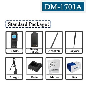 Baofeng DMR DM-1701A Walkie Talkie Open GD77 installato Dual Mode analogico e digitale di livello 1 + 2 doppia fascia oraria lunga Radio - Product Image 4
