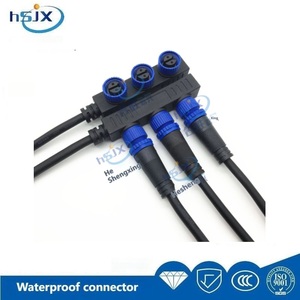 O SHENG JIA XING fabrika doğrudan su geçirmez konnektör yeni kırsal yenileme açık sokak lambası F tipi DC tipi için bir üç güç kablosu - Product Image 5
