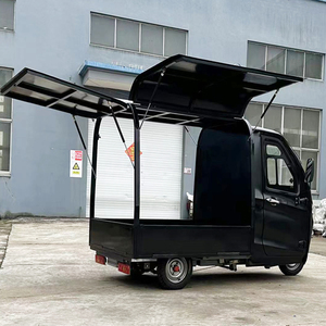 Trang bị đầy đủ nhà hàng 3 bánh xe ba bánh điện Piaggio APE Tuk tuk di động cà phê thanh giỏ hàng cà phê cửa hàng để bán - Product Image 4