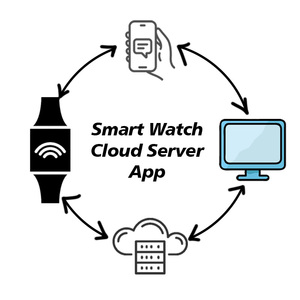 Customizable App <strong>Cloud</strong> Server Software Services Netty Architecture UWB GPS Synchronous Data Management Smartwatch TCP/IP HTTPS