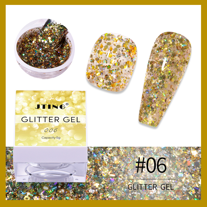 #06 gel pailleté