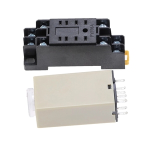 H3Y-2 DC 12V 24V /AC 110V 220V Delay Timer Time Relay 5A 0-30とSEC Base - Product Image 4