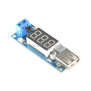Módulo DC-DC paso módulo de dos voltímetro 5V USB cargador de fuente de alimentación de entrada 4,5 V-40V salida 5V 2A - Product Image 2