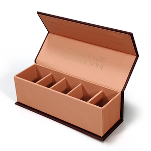 定制商标顶级优质矩形松露甜巧克力展示纸盒，带内盘 - Product Image 2