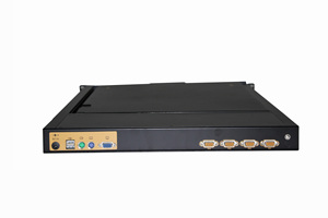 21.5英寸发光二极管KVM交换机支持带触摸板 + 鼠标的USB + PS2本地控制台 - Product Image 4