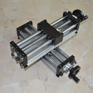 Tornillo de bola cnc, carril de guía lineal, módulo de actuador deslizante de etapa de movimiento, kit de brazo robótico paso a paso nema 24, varilla para movimiento de enrutador