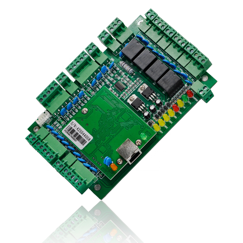 4-Door One-Way Access Control PCB