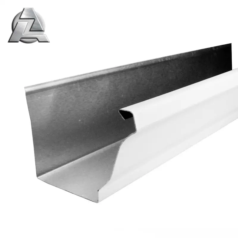 Fabricante chino personalizado aleación de aluminio fascia Rain K estilo canalón perfiles de extrusión de productos