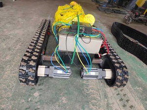 Rubber Tracked <strong>Chassis</strong> and Vehicle Customized <strong>Chassis</strong> 4 Tyre Wheels <strong>Chassis</strong> Carrier Tire 4 Wheel - Product Image 3