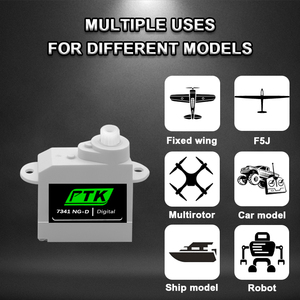 PTK 7341 NG-D 4.3g סרוו דיגיטלי מפלסטיק לשלט רחוק, דגם לתחביב תעופה - מטוס F3P EPP מקורה, מיוחד - Product Image 4