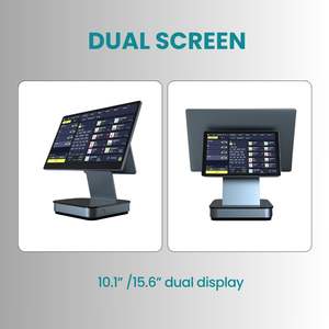Sconto doppio schermo 15.6 e 10.1 pollici Touch Screen Monitor POS registratore di cassa <span class=keywords><strong>Android</strong></span> - Product Image 4