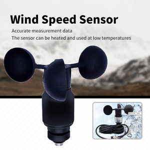 Modbus RS485 and <strong>4</strong>-20mA Communication Anemometer Wind Speed Sensor Anemometer <strong>Test</strong> Meter - Product Image 3