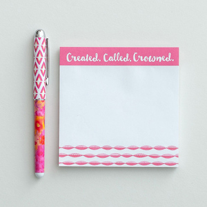 Logotipo personalizado impreso papel corte Bloc de notas adhesivas 3 Pack Memo notas de conjunto - Product Image 2