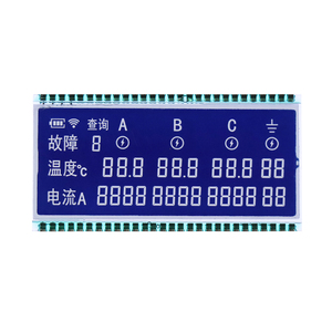 Fabrik Günstiger Preis Mini Digital Flüssig kristall LCD-Bildschirm STN Segment code 6 Uhr Betrachtung winkel Bildschirm - Product Image 4
