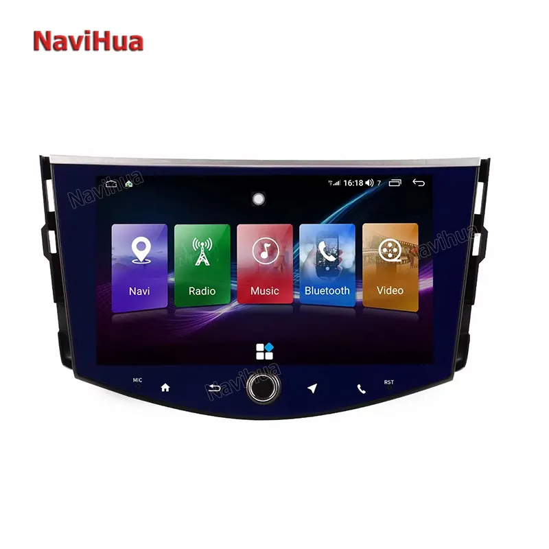 NaviHua 8-Zoll-Touchscreen Multimedia Android Autoradio für Toyota RAV4 2005 2011 8 128 Carplay Neues Upgrade GPS-Navigation