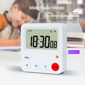 Timer digitale da cucina Timer conto alla rovescia LED HD Display multifunzione sveglia suono Flash vibrazione promemoria funzione memoria - Product Image 5