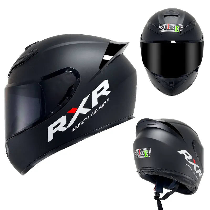 Casque de moto toutes saisons universel équitation casque de sécurité en fibre de carbone moto hommes et femmes 3C chevalier personnalité casque