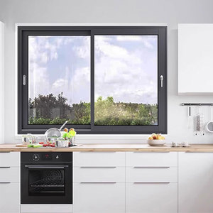Double Glazed Simple Modern <strong>Window</strong> Grill Designs Soundproof Aluminum <strong>Window</strong> <strong>Frame</strong> <strong>Replacement</strong> Sliding <strong>Windows</strong> - Product Image 2