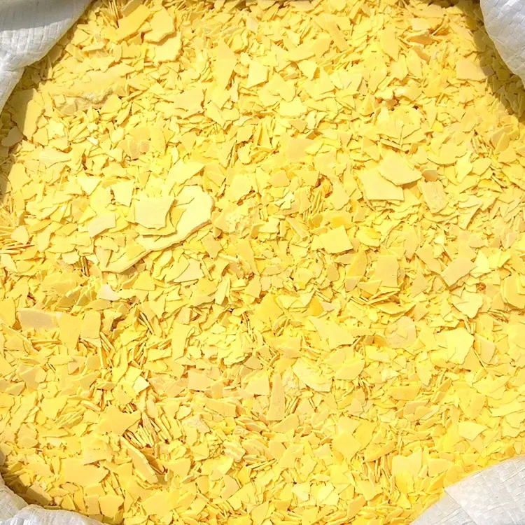 yellow/ red flakes 60%min sodium sulphide/sulfide