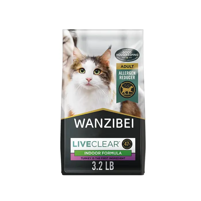 Oem/Odm Wanzibei-Natuurlijke Ingrediënt Katten Voedsel-Allergeen Verminderen, Indoor Kattenvoer-Merk Labels