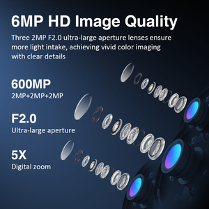 Private Model 4G Network Smart CCTV Home Security <strong>Camera</strong> with Three Lens Auto Tracking Detection Night Vision and CMOS Sensor - Product Image 5