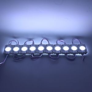 เลนส์4830มุม LED 1โมดูลไฟ LED 2.5W สีขาวเย็น12V 4931 COB โมดูล LED เดี่ยว