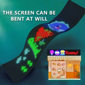 Messaggi in esecuzione di testo flessibile display a led cartello pubblicitario a scorrimento programmabile schermo di visualizzazione a LED per auto Bar Hotel - Product Image 6