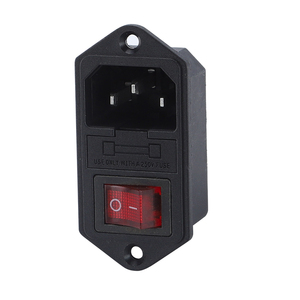 AC Power <strong>Socket</strong> Cord Multi-plug Male and Female Head 10A/250V Coppr Pin Safety <strong>Socket</strong> <strong>with</strong> Fuse - Product Image 1