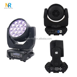 Controlador DMX de luz LED de lavado de 19 piezas de 15W de alta calidad con pantalla táctil LCD RGBW para fiestas de club nocturno