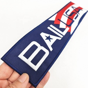 Tùy chỉnh giải quyết Polyester Twill vải thêu thư Tên Logo sắt trên các bản vá lỗi - Product Image 6