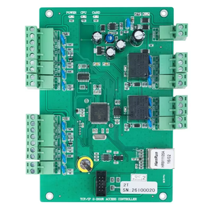 Software gratuito SDK biometrico lettore RFID Wiegand 4 porte presenza di tempo TCP/IP sistema di controllo di accesso pannello - Product Image 5