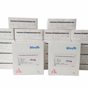 Wondfo Vet progesteron Test kiti Progestrone testi için köpek Progestrone testi Finecare köpek analizörü köpek Prog(cProg) - Product Image 1