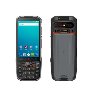 Lector de tarjetas Rfid de mano de largo alcance, Android, escáner de código de barras Pda resistente, teclado Pdas para almacén logístico - Product Image 1