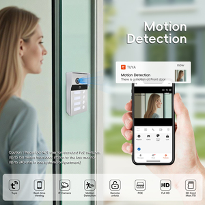 Sistema de intercomunicación de cámara de timbre de puerta inteligente para el interior del hogar, intercomunicador de videoportero TCP/IP de 10,1 pulgadas con función de mensaje de voz - Product Image 5