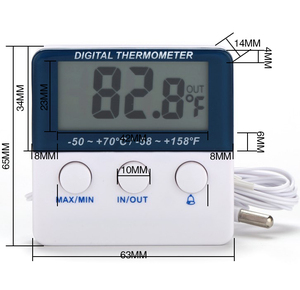Ice Bath <strong>Thermometer</strong> Digital <strong>Thermometer</strong> <strong>with</strong> Alarm <strong>Function</strong> and Max min <strong>Memory</strong> - Product Image 3
