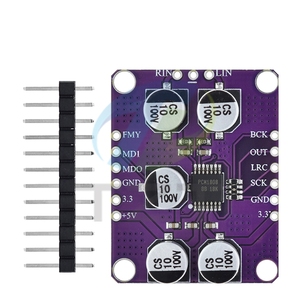 PCM1808 105dB SNR Audio Stereo ADC Single-Ended-Analogeingangs-Decoder 24-Bit-Verstärkerplatinen-Player-Modul - Product Image 1