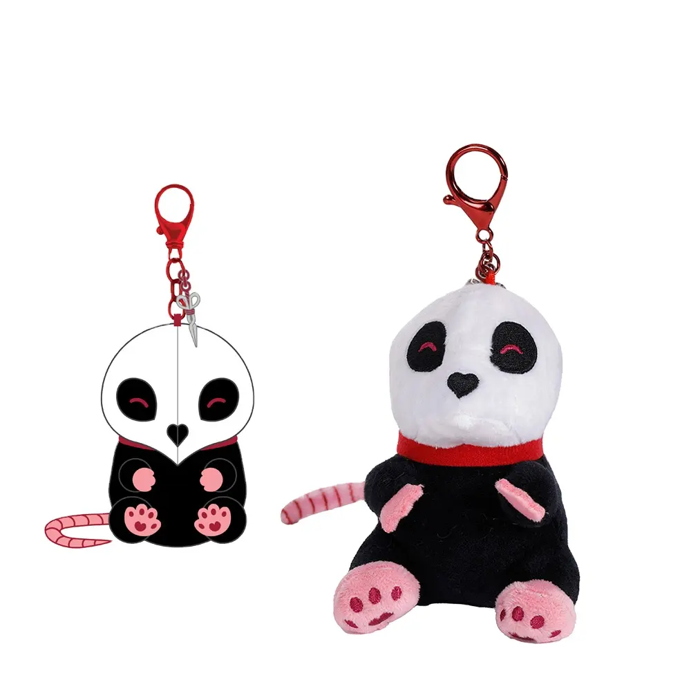 OEM ODM Custom Mini Plush KeyChains Plushies With Squeaker Custom Plush Toys KeyChains For Delightful Mascot Pendant