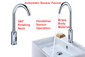 NA603 Vòi Cảm Biến Tự Động Cho Bệnh Viện Vòi Nước Nhà Bếp Không Chạm AC DC Cảm Biến Nước Tự Động - Product Image 4