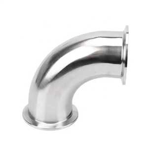 Stainless Steel Press <strong>Fitting</strong> <strong>90</strong> <strong>Degree</strong> Bend Clamped Pipe Elbows 3A DIN