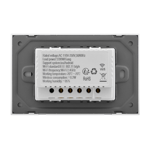 图雅遥控智能生活灯1/2/3/4组触摸玻璃开关住宅用智能WIFI墙壁开关 - Product Image 6