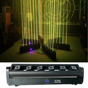 DJ迪斯科俱乐部RGB全彩3w发光二极管舞台激光DMX/声控移动头激光器