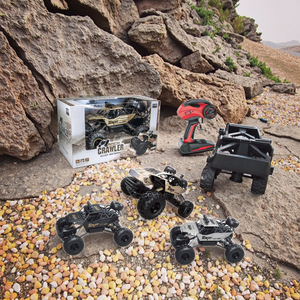 Thiết Kế Mới 1:12 Scale 2.4G 4WD Rc Kim Loại Xe Đá Thu Thập Đồ Chơi Với Ánh Sáng - Product Image 4